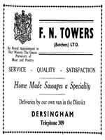 Advert - Towers 1958